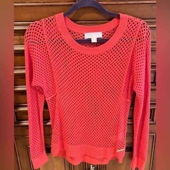 MICHEAL KORS  knitted  coral sweater size S - Picture 1 of 8